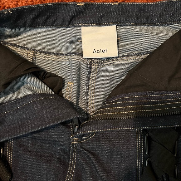 Alcer brand, Long jean skirt with strings - Picture 4 of 4